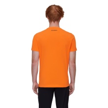 Mammut Hiking T-shirt Core Logo (made from recycled polyester and organic cotton) orange Men